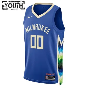 Nike Dječji Dres Milwaukee Bucks Personalizacija City Edition 2022/23 Swingman