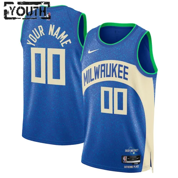 Nike Dječji Dres Milwaukee Bucks Personalizacija City Edition 2023/24 Swingman Nike Dječji Dres Milwaukee Bucks Personalizacija City Edition 2023/24 Swingman