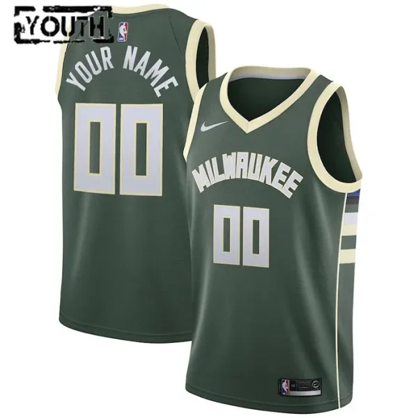 Nike Dječji Dres Milwaukee Bucks Personalizacija Icon Edition Swingman Zelena Nike Dječji Dres Milwaukee Bucks Personalizacija Icon Edition Swingman Zelena