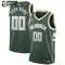 Nike Dječji Dres Milwaukee Bucks Personalizacija Icon Edition Swingman Zelena