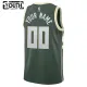 Nike Dječji Dres Milwaukee Bucks Personalizacija Icon Edition Swingman Zelena