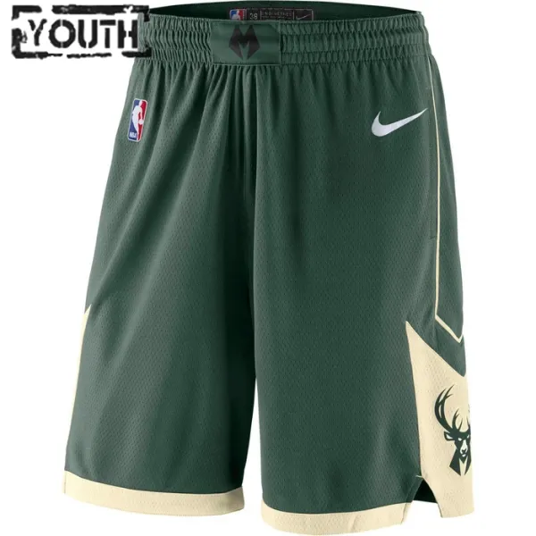 Nike Dječji Kratke Hlače Milwaukee Bucks Icon Edition Swingman Nike Dječji Kratke Hlače Milwaukee Bucks Icon Edition Swingman