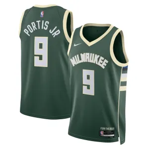 Nike Muški Dres Milwaukee Bucks Bobby Portis JR 9 Icon Edition Swingman Zelena