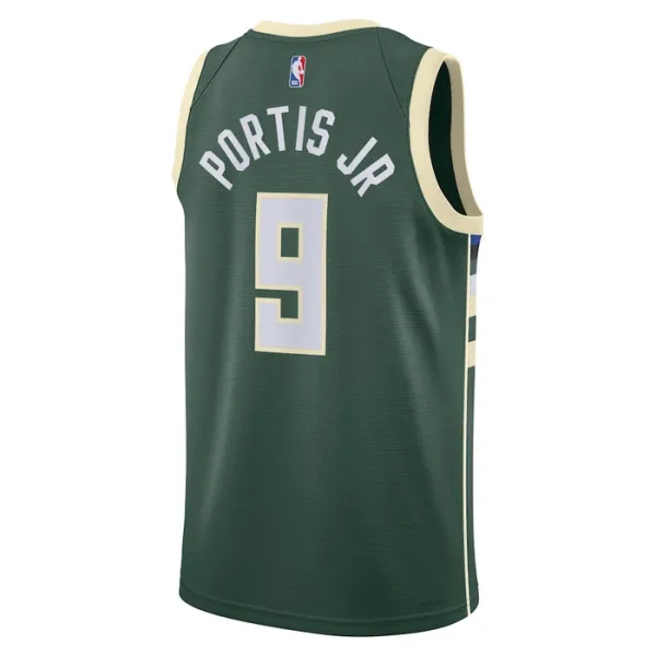 Nike Muški Dres Milwaukee Bucks Bobby Portis JR 9 Icon Edition Swingman Zelena