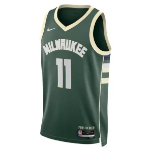 Nike Muški Dres Milwaukee Bucks Brook Lopez 11 Icon Edition Swingman Zelena