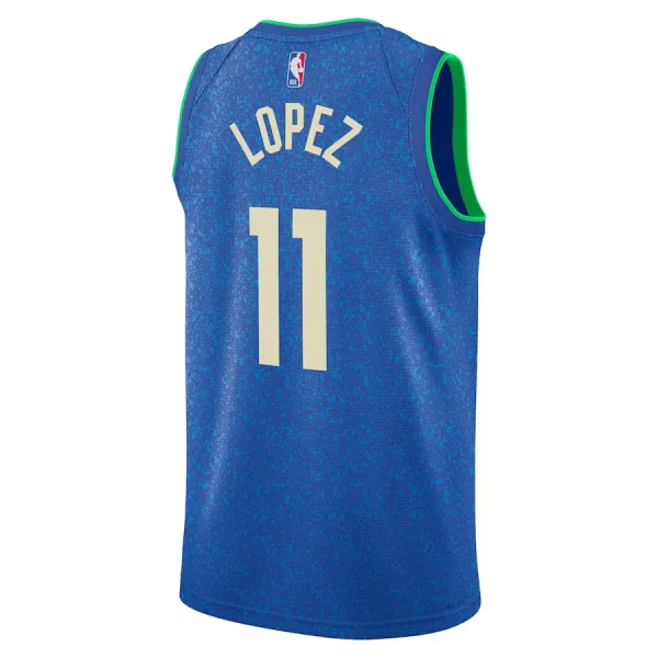 Nike Muški Dres Milwaukee Bucks Brook Lopez City Edition 2023/24 Swingman