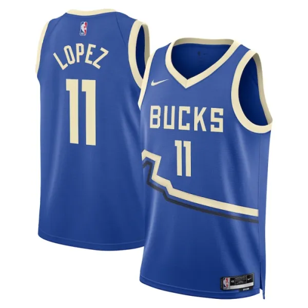Nike Muški Dres Milwaukee Bucks Brook Lopez City Edition 2024/25 Swingman Plava Nike Muški Dres Milwaukee Bucks Brook Lopez City Edition 2024/25 Swingman Plava