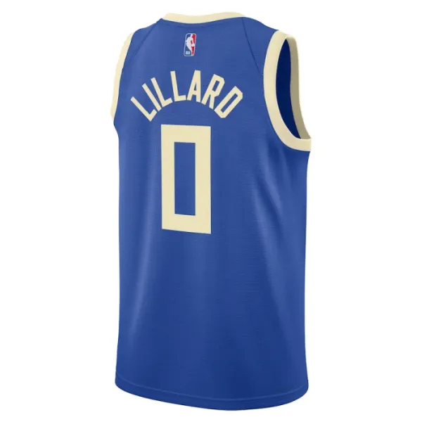 Nike Muški Dres Milwaukee Bucks Damian Lillard City Edition 2024/25 Swingman Plava