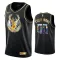 Nike Muški Dres Milwaukee Bucks Diamond Edition Personalizacija Swingman Crna