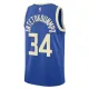 Nike Muški Dres Milwaukee Bucks Giannis Antetokounmpo City Edition 2024/25 Swingman Plava