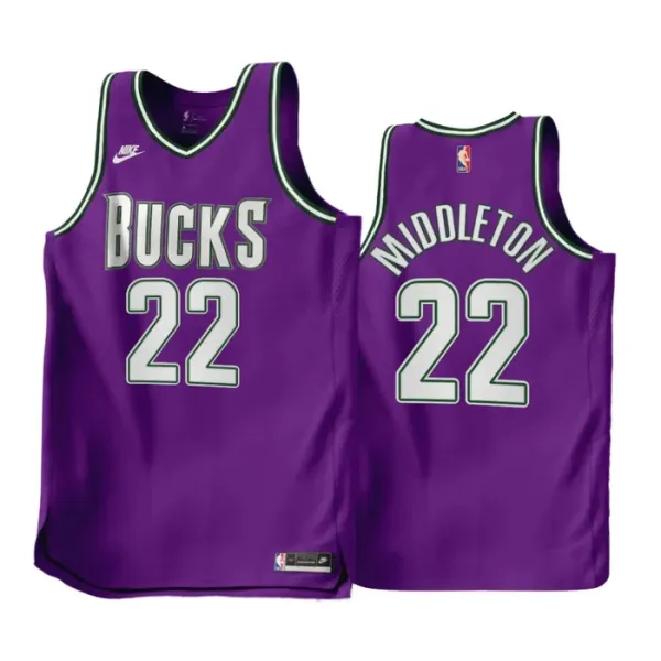 Nike Muški Dres Milwaukee Bucks Khris Middleton 22 purple Classic Edition 2022/23 Swingman Nike Muški Dres Milwaukee Bucks Khris Middleton 22 purple Classic Edition 2022/23 Swingman
