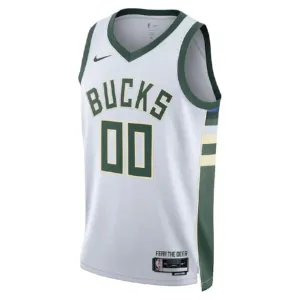 Nike Muški Dres Milwaukee Bucks Personalizacija Association Edition Swingman Bijela