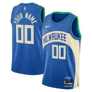 Nike Muški Dres Milwaukee Bucks Personalizacija City Edition 2023/24 Swingman
