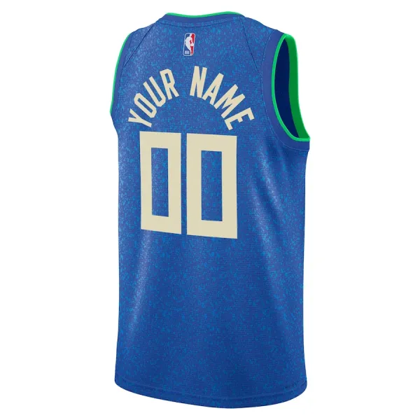 Nike Muški Dres Milwaukee Bucks Personalizacija City Edition 2023/24 Swingman