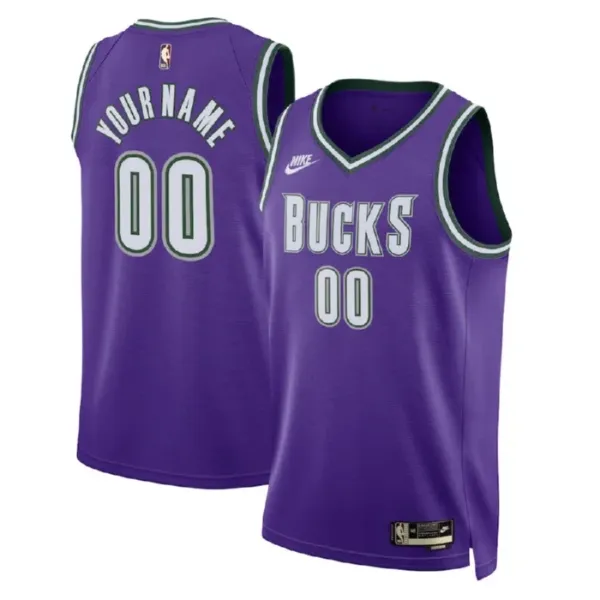 Nike Muški Dres Milwaukee Bucks Personalizacija Classic Edition 2022/23 Swingman Ljubičasta Nike Muški Dres Milwaukee Bucks Personalizacija Classic Edition 2022/23 Swingman Ljubičasta