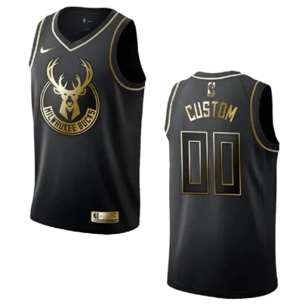 Nike Muški Dres Milwaukee Bucks Personalizacija Golden Edition Swingman Crna Nike Muški Dres Milwaukee Bucks Personalizacija Golden Edition Swingman Crna
