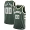 Nike Muški Dres Milwaukee Bucks Personalizacija Icon Edition Swingman Zelena