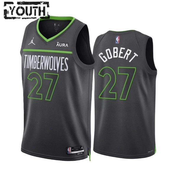 Dječji Dres Minnesota Timberwolves Rudy Gobert 27 Jordan Statement Edition Swingman Dječji Dres Minnesota Timberwolves Rudy Gobert 27 Jordan Statement Edition Swingman
