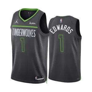Muški Dres Minnesota Timberwolves Anthony Edwards 1 Jordan Statement Edition Swingman
