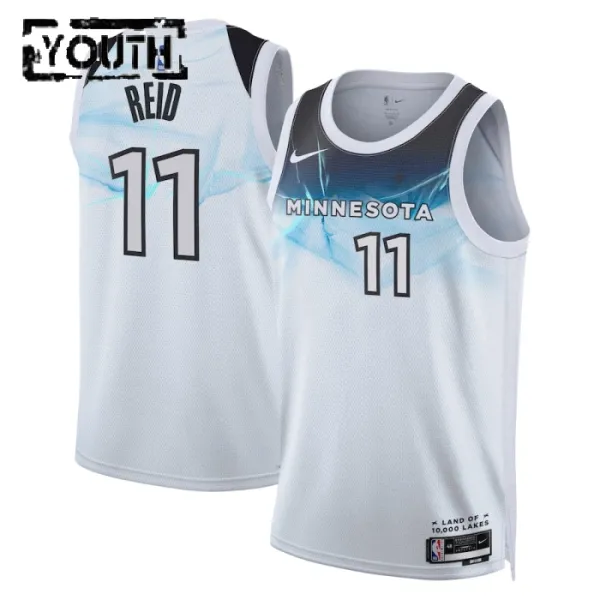 Nike Dječji Dres Minnesota Timberwolves Naz Reid City Edition 2024/25 Swingman Bijela Nike Dječji Dres Minnesota Timberwolves Naz Reid City Edition 2024/25 Swingman Bijela