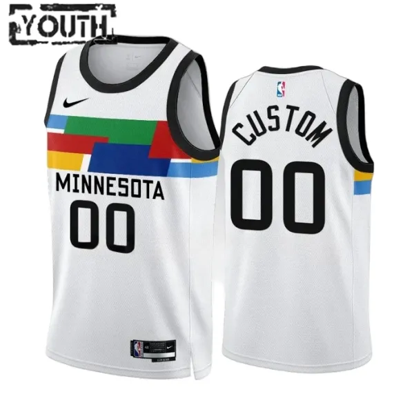 Nike Dječji Dres Minnesota Timberwolves Personalizacija City Edition 2022/23 Swingman Bijela Nike Dječji Dres Minnesota Timberwolves Personalizacija City Edition 2022/23 Swingman Bijela