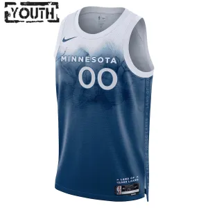 Nike Dječji Dres Minnesota Timberwolves Personalizacija City Edition 2023/24 Swingman Plava