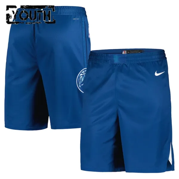 Nike Dječji Kratke Hlače Minnesota Timberwolves City Edition 2023/24 Swingman Plava