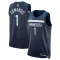 Nike Muški Dres Minnesota Timberwolves Anthony Edwards 1 Icon Edition Swingman Navy