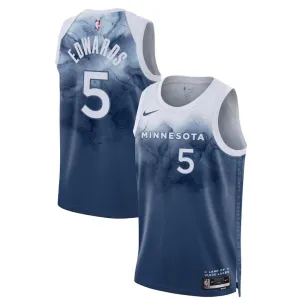 Nike Muški Dres Minnesota Timberwolves Anthony Edwards 5 City Edition 2023/24 Swingman Plava