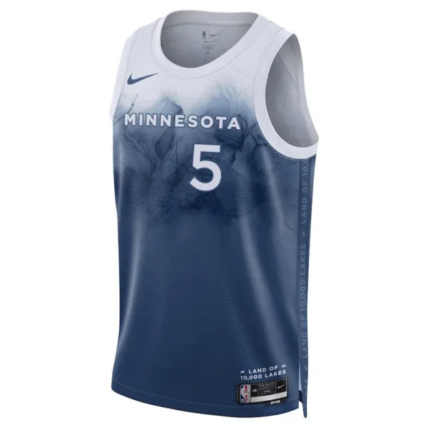 Nike Muški Dres Minnesota Timberwolves Anthony Edwards 5 City Edition 2023/24 Swingman Plava