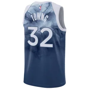 Nike Muški Dres Minnesota Timberwolves Karl Anthony Towns 32 City Edition 2023/24 Swingman Plava