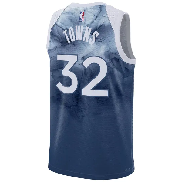 Nike Muški Dres Minnesota Timberwolves Karl Anthony Towns 32 City Edition 2023/24 Swingman Plava