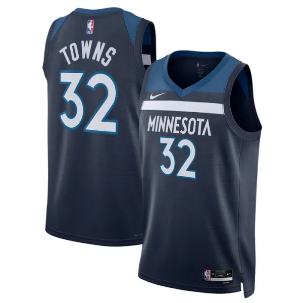 Nike Muški Dres Minnesota Timberwolves Karl Anthony Towns 32 Icon Edition Swingman Navy Nike Muški Dres Minnesota Timberwolves Karl Anthony Towns 32 Icon Edition Swingman Navy