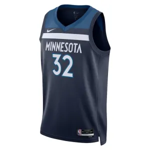 Nike Muški Dres Minnesota Timberwolves Karl Anthony Towns 32 Icon Edition Swingman Navy