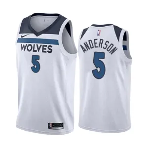 Nike Muški Dres Minnesota Timberwolves Kyle Anderson 5 Association Edition Swingman Bijela