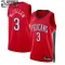 Dječji Dres New Orleans Pelicans Jordan CJ Mccollum 3 Statement Edition Swingman Crvena