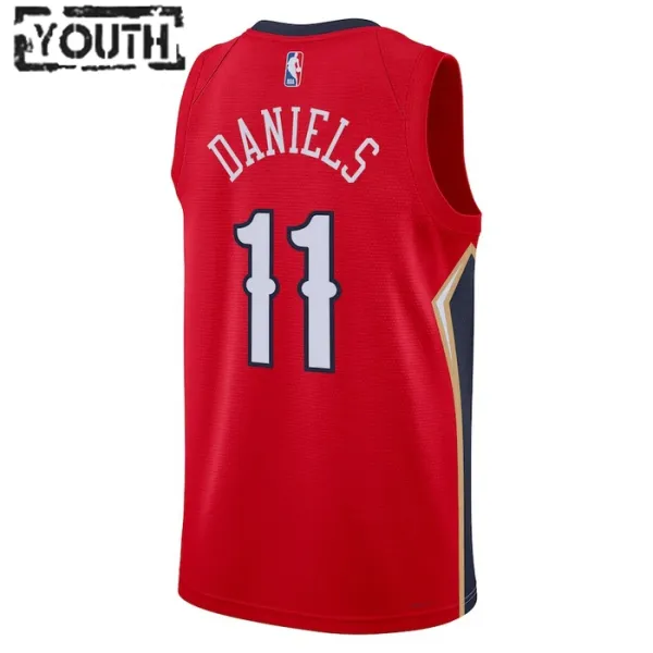 Dječji Dres New Orleans Pelicans Jordan Dyson Daniels 11 Statement Edition Swingman Crvena