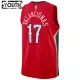 Dječji Dres New Orleans Pelicans Jordan jonas valanciunas 17 Statement Edition Swingman Crvena