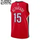 Dječji Dres New Orleans Pelicans Jordan Jose Alvarado 15 Statement Edition Swingman Crvena