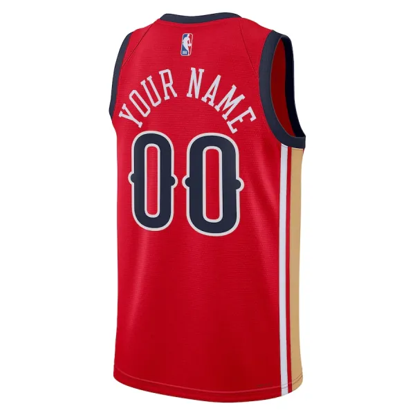 Jordan Muški Dres New Orleans Pelicans Personalizacija Statement Edition 2023/24 Swingman Crvena