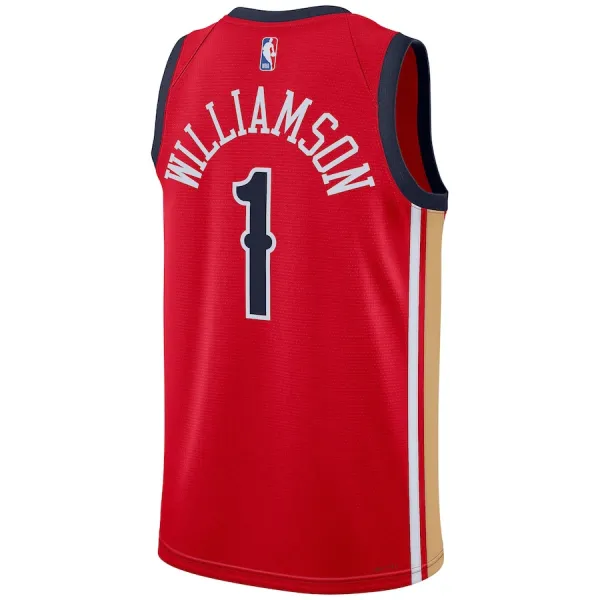 Jordan Muški Dres New Orleans Pelicans Zion Williamson Statement Edition 2023/24 Swingman Crvena