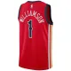 Jordan Muški Dres New Orleans Pelicans Zion Williamson Statement Edition 2023/24 Swingman Crvena