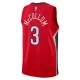 Muški Dres New Orleans Pelicans Jordan CJ Mccollum 3 Statement Edition Swingman Crvena