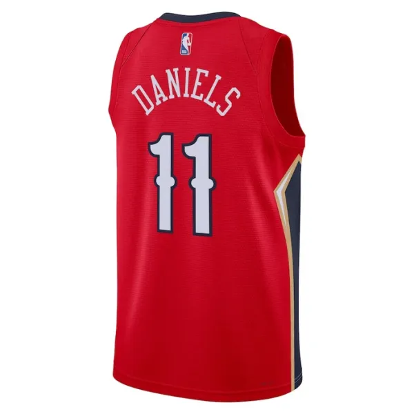 Muški Dres New Orleans Pelicans Jordan Dyson Daniels 11 Statement Edition Swingman Crvena