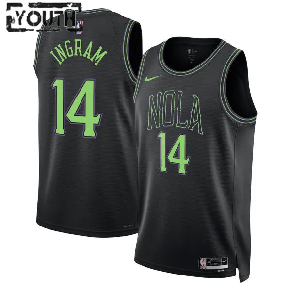 Nike Dječji Dres New Orleans Pelicans Brandon Ingram City Edition 2023/24 Swingman Plava Nike Dječji Dres New Orleans Pelicans Brandon Ingram City Edition 2023/24 Swingman Plava