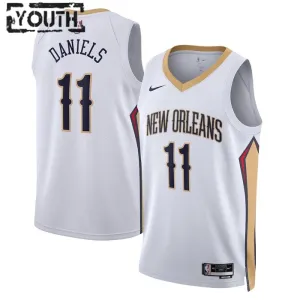 Nike Dječji Dres New Orleans Pelicans Dyson Daniels 11 Association Edition Swingman Bijela