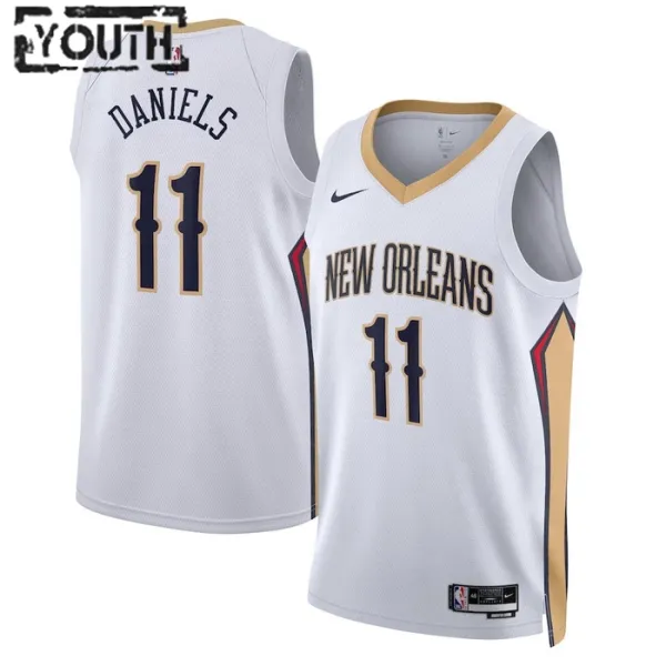Nike Dječji Dres New Orleans Pelicans Dyson Daniels 11 Association Edition Swingman Bijela Nike Dječji Dres New Orleans Pelicans Dyson Daniels 11 Association Edition Swingman Bijela