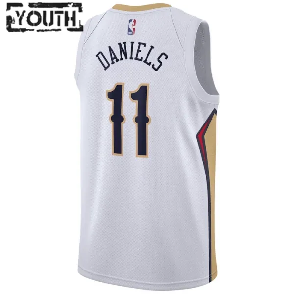 Nike Dječji Dres New Orleans Pelicans Dyson Daniels 11 Association Edition Swingman Bijela
