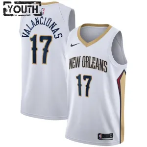 Nike Dječji Dres New Orleans Pelicans jonas valanciunas 17 Association Edition Swingman Bijela