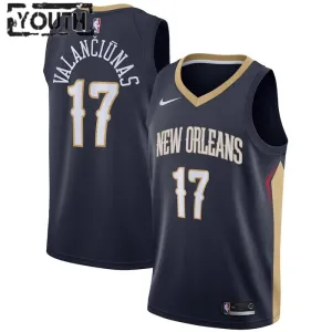 Nike Dječji Dres New Orleans Pelicans jonas valanciunas 17 Icon Edition Swingman Navy